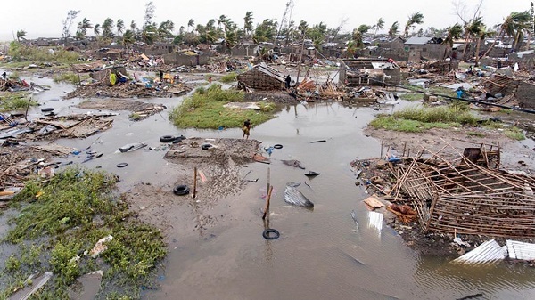 Cyclone Idai wreckage