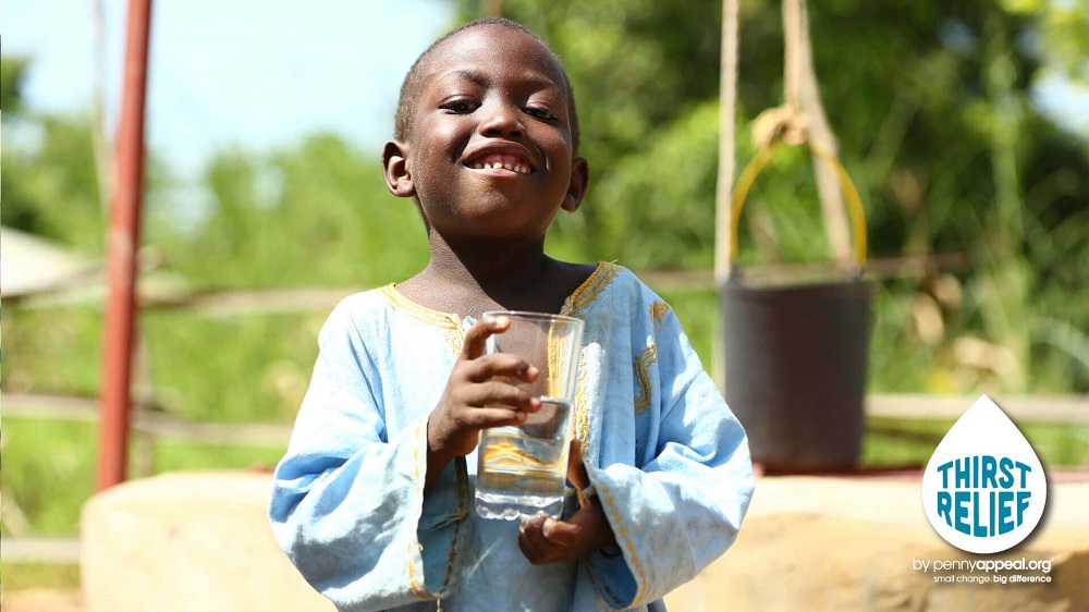 Thirst Relief Happy Child