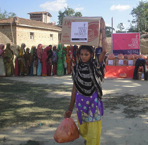 Penny Appeal's Food Distribution in Nepal