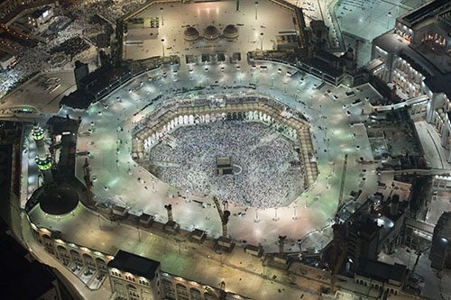 Aerial shot of the Great Mosque